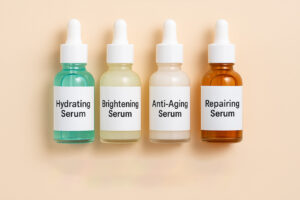 Types of facial serums and their uses in skin care