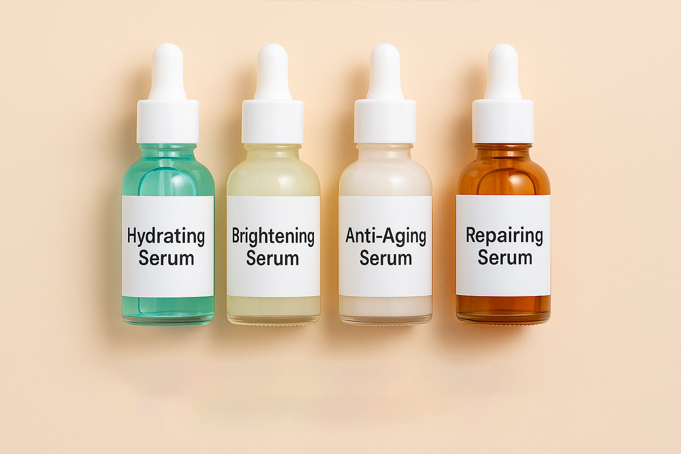 Types of facial serums and their uses in skin care